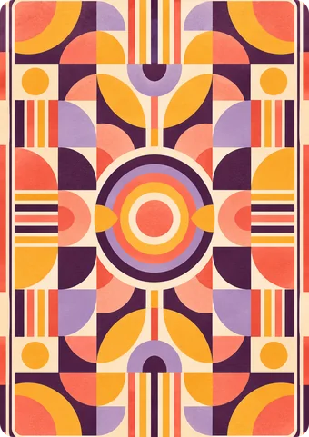Sunset card back